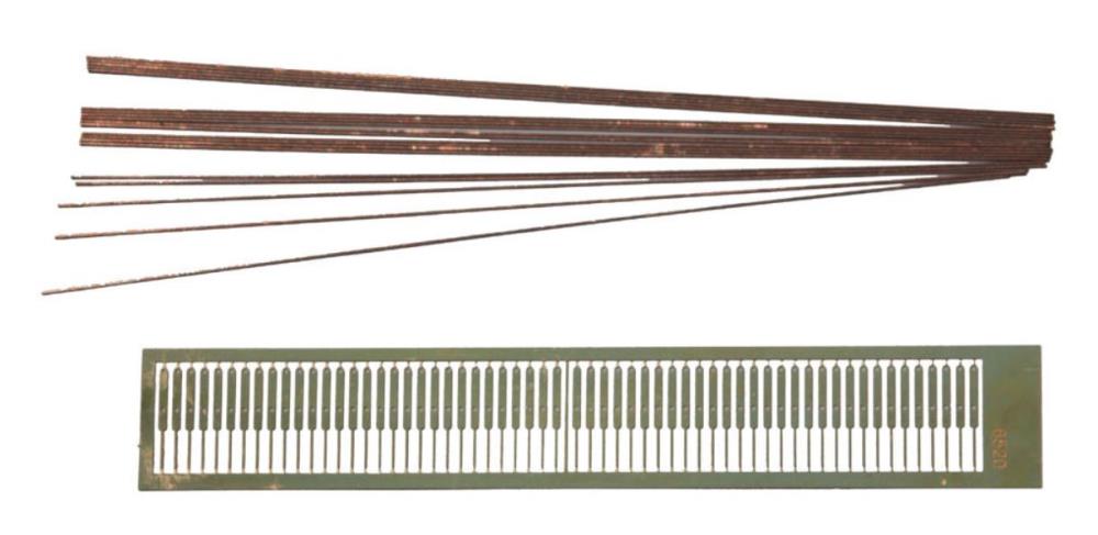 Heki 6520 Metallgeländer - 60 Pfosten, 20 Kupferdrähte á 20 cm