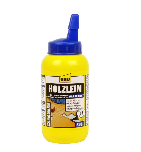 UHU 48515 UHU HOLZLEIM D3 wasserfest 250 g Flasche Neu