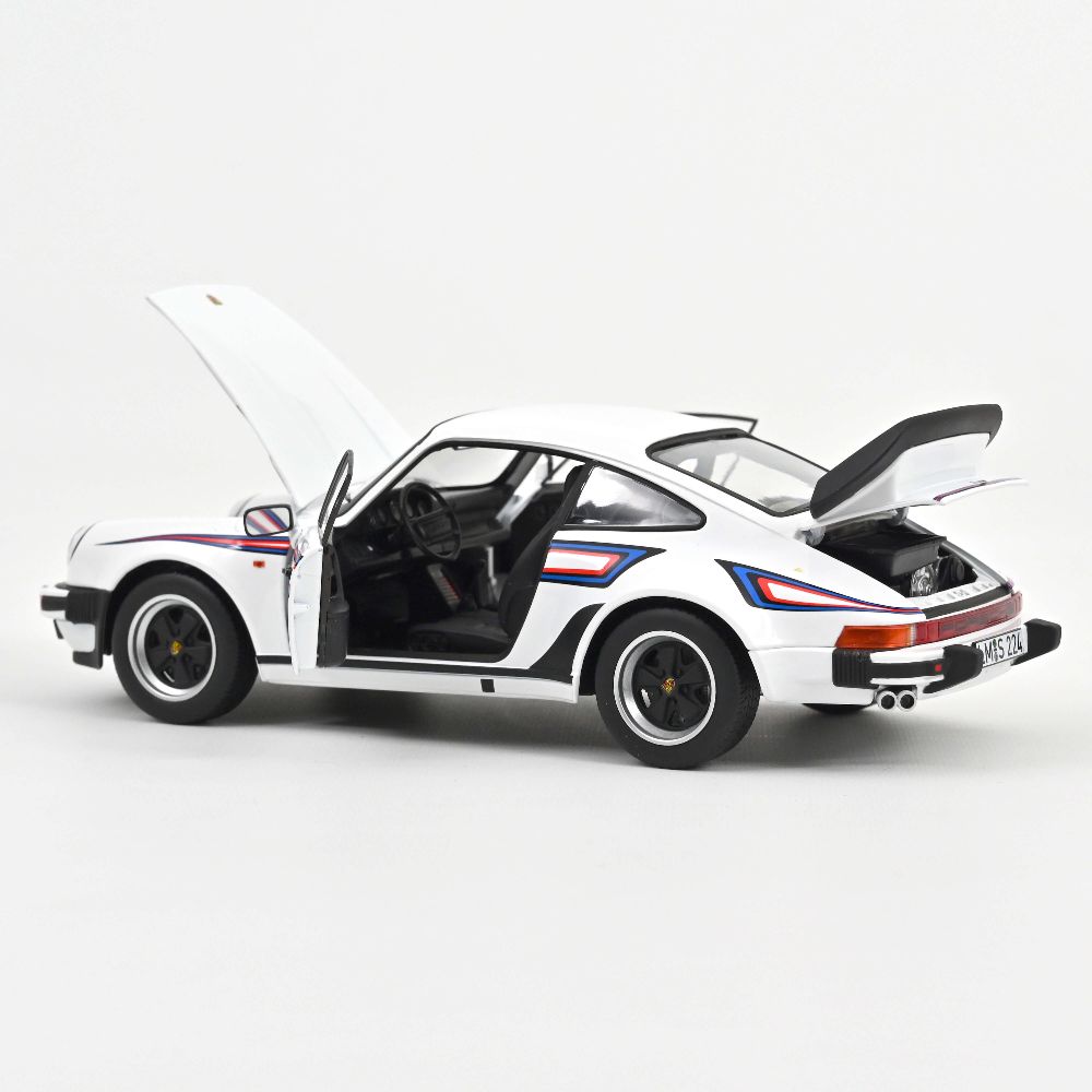 Norev 187668 Porsche 911 Turbo 3.3 1980 Weiß 1:18 Standmodell