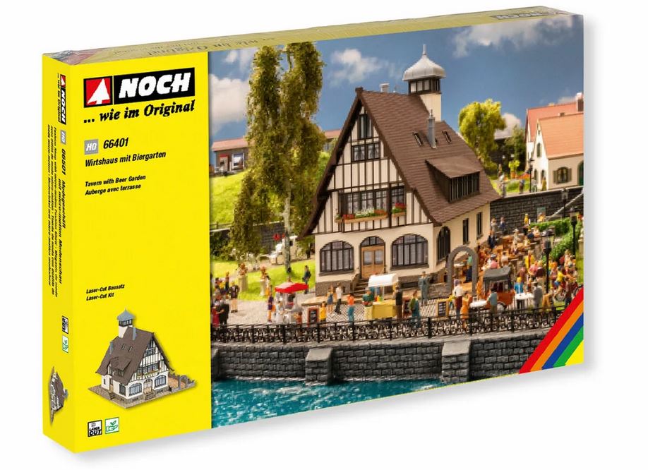 Noch 63401 Wirtshaus mit Biergarten, Spur N, Bausatz NEU OVP