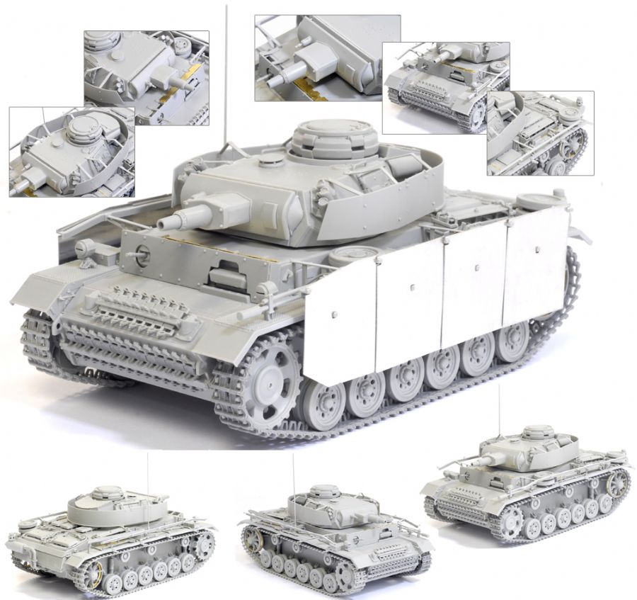 Dragon 6474 Pz.Kpfw.III Ausf.N w/Schurzen 1:35 Bausatz Neu OVP