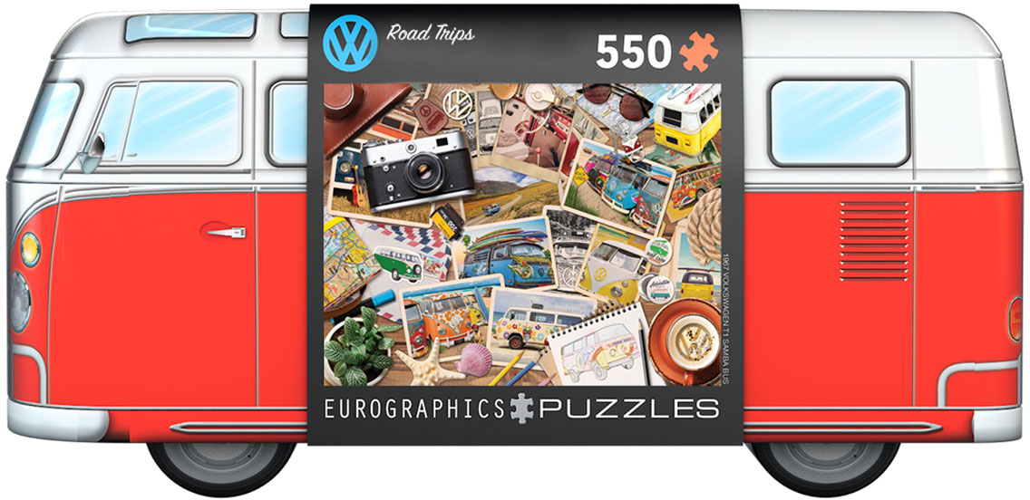 EUROGRAPHICS 8551-5576 VW Bus Road Trips Dose 550 Teile Puzzle