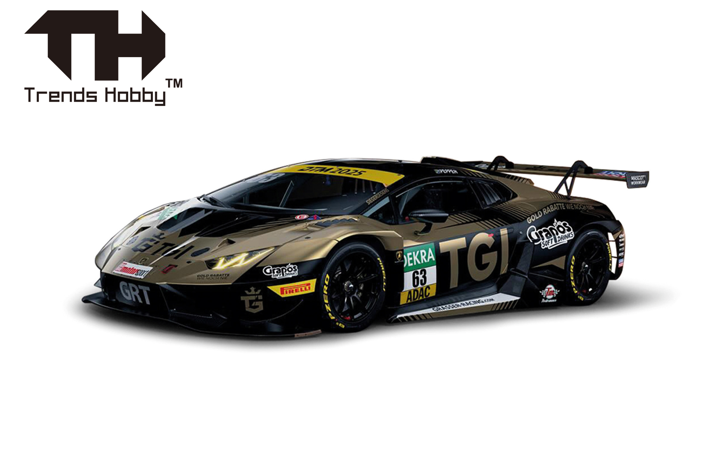 Herpa 864TH000012 Lamborghini Huracan GT3 DTM#63