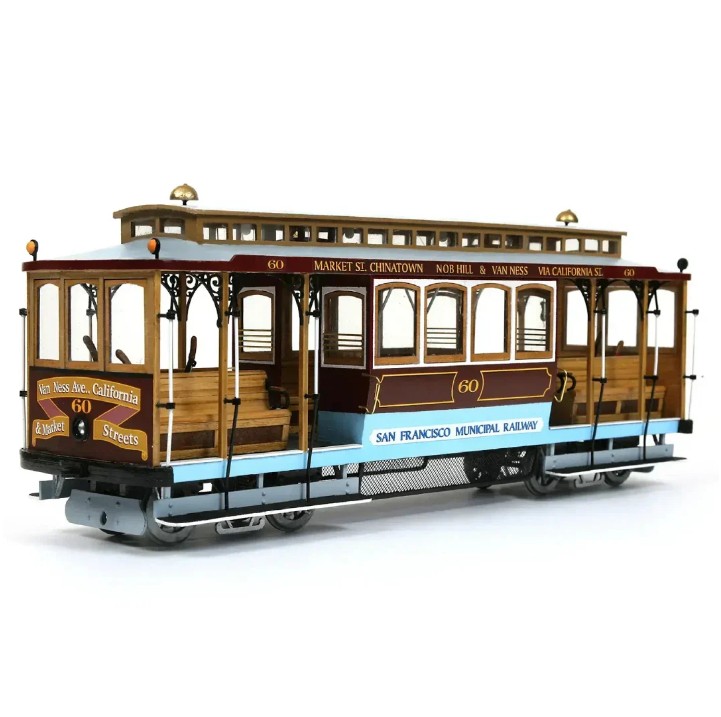 OcCre 53007 Straßenbahn/Cable Car San Francisco 1:24 Holzbausatz