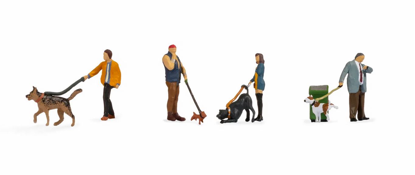 Noch 45471 Menschen mit Hunden 1:120 Spur TT Neu OVP Figuren