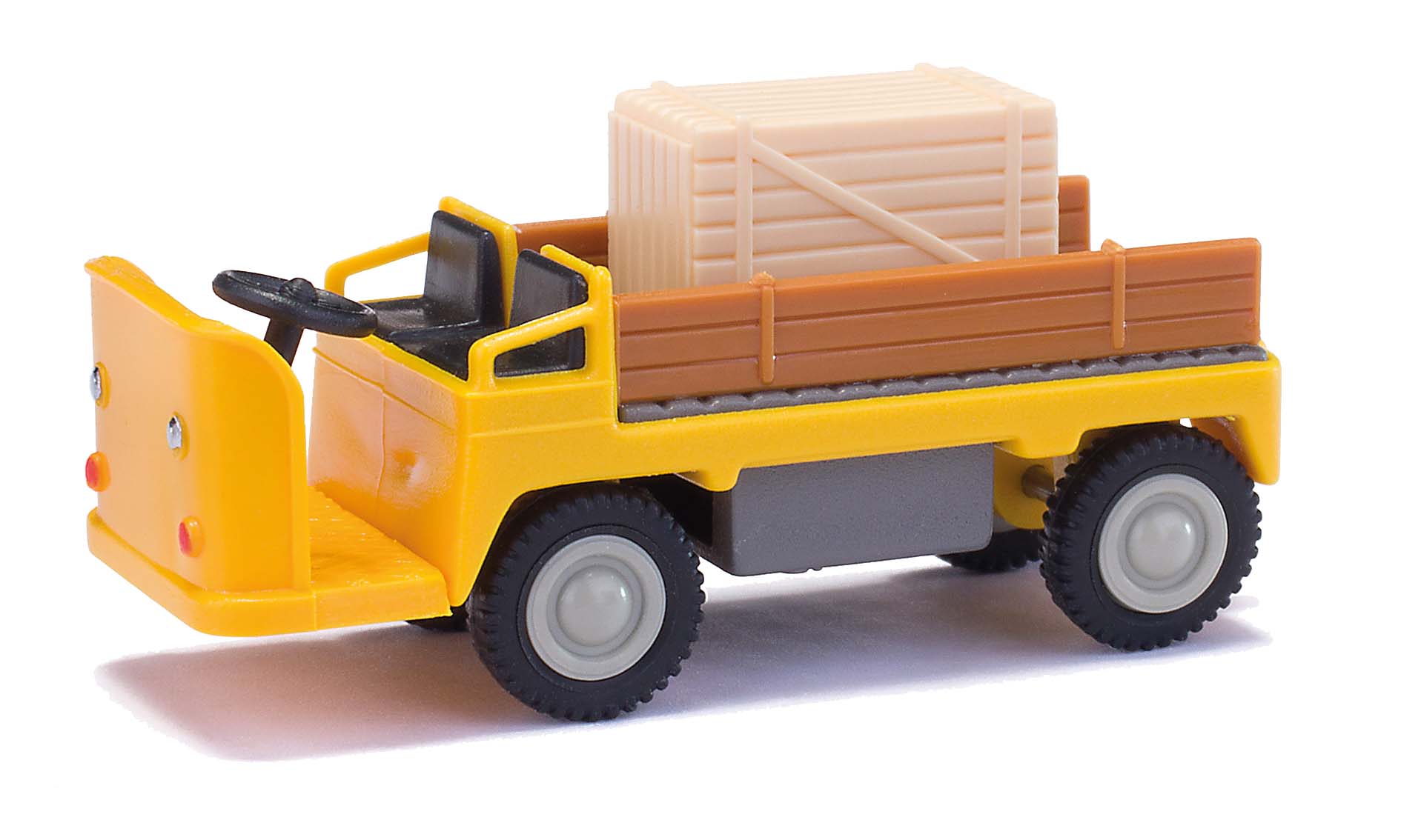 Harold Mehlhose 210010024 E-Karre Balkancar/Bordwand + Kiste Gelb 1:87 Spur H0