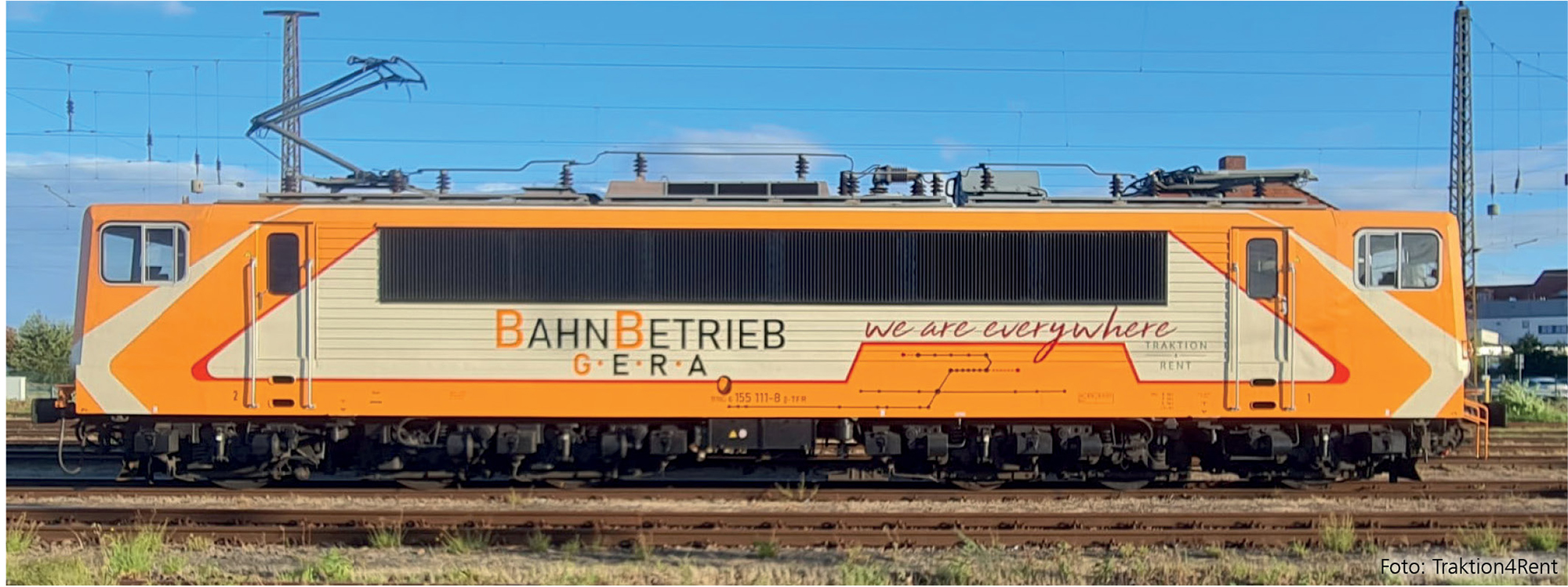 Tillig 04329 Elektrolokomotive 155 111-8 der Traktion4Rent GmbH / BahnBet