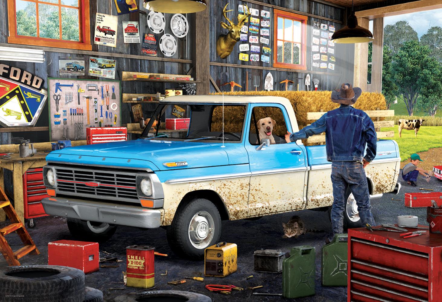 EUROGRAPHICS 8551-5781 Pickup Truck Dose 550 Teile Puzzle