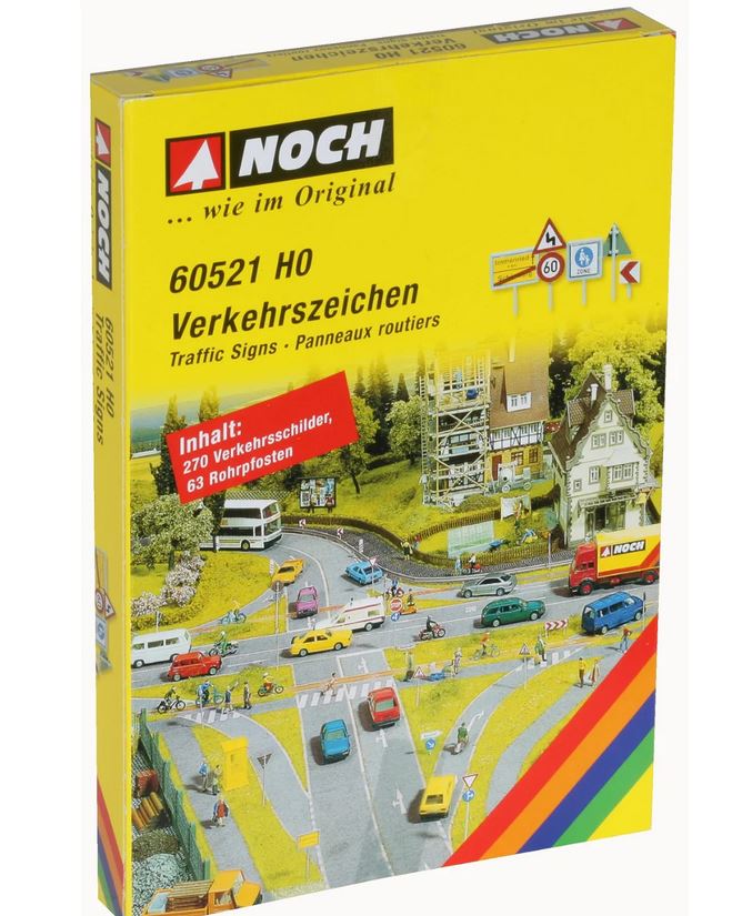 Noch 60521 Verkehrszeichen 1:87 Spur H0 NEU OVP