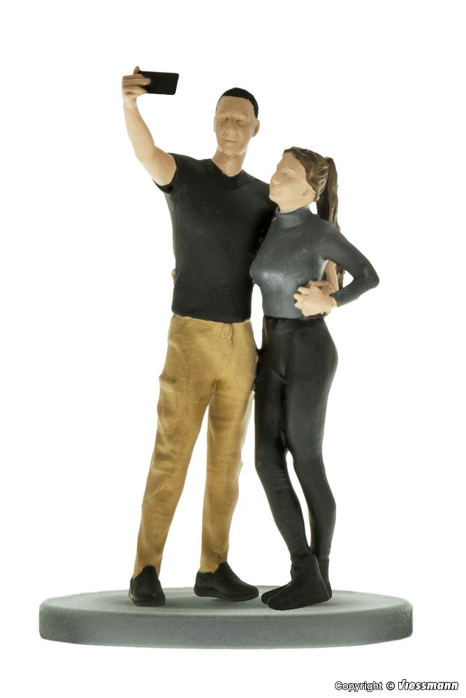Viessmann 1559 Paar schießt Selfie und Blitzlicht 1:87 Spur H0 Neu OVP