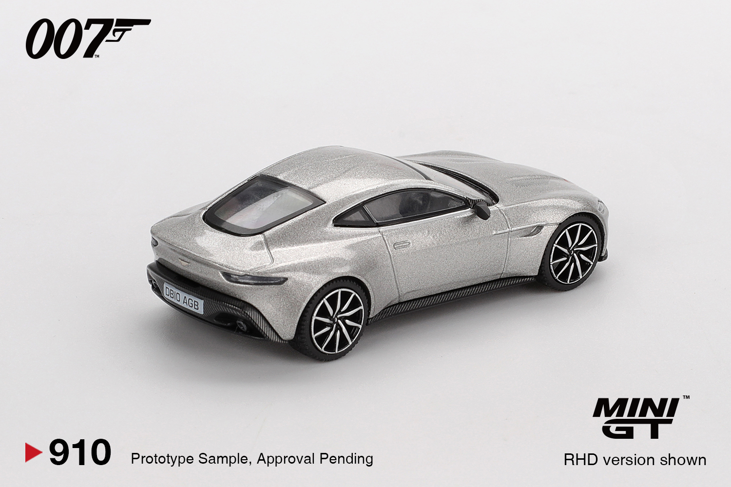 Mini GT 910 Aston Martin DB10 Spectre English Packaging 2015 1:64