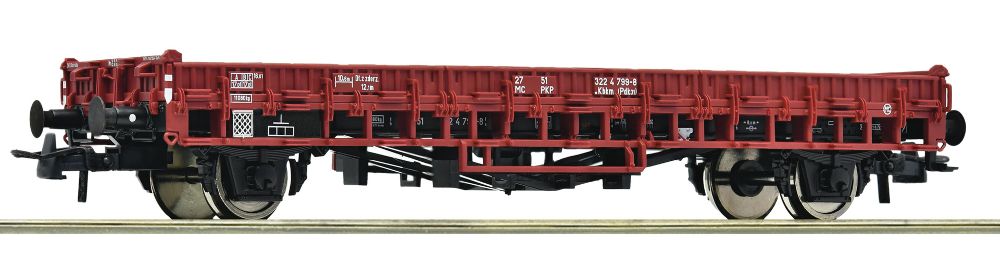 Roco 6600149 Niederbordwagen PKP 1:87 Spur H0 DC Neu OVP
