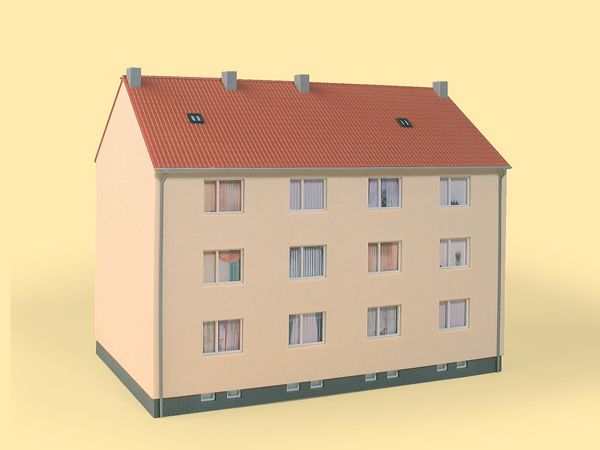 Auhagen 11402 Mehrfamilienhaus 1:87 Spur H0 Bausatz NEU OVP
