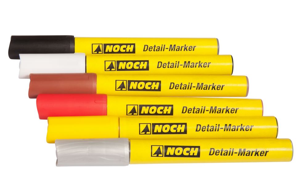 Noch 61155 Detail-Marker (6 Stück) (Modellbau) - Neu - OVP - H0 1:87