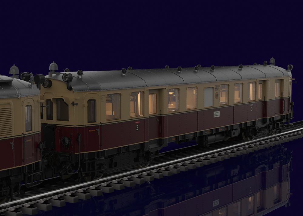 Märklin MHI 39852 Triebwagen elT mit Steuerwagen elS (DRG) 1:87 Spur H0