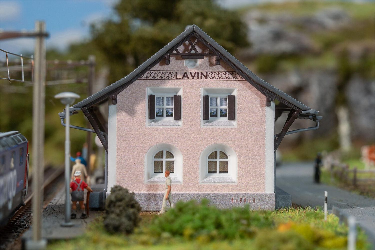 Faller 212128 Bahnhof Lavin 1:160 Spur N Bausatz Neu OVP
