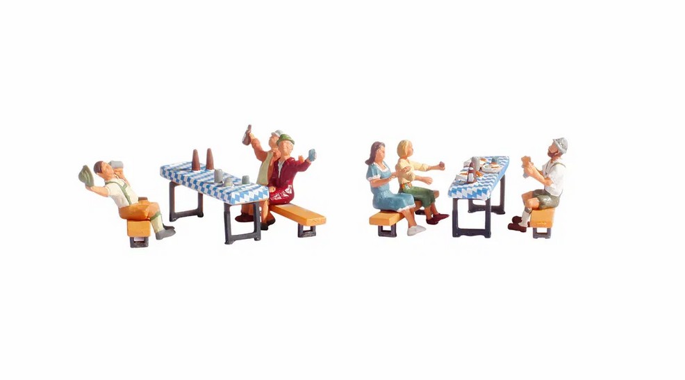 Noch 15832 Biergarten 1:87 Spur H0 NEU OVP Figuren