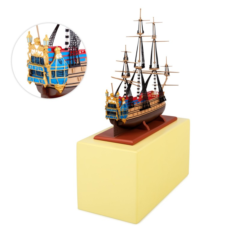 Tim & Struppi TINTIN 46022 Schiff - Die Einhorn - Musée Imaginaire NEU OVP Resin