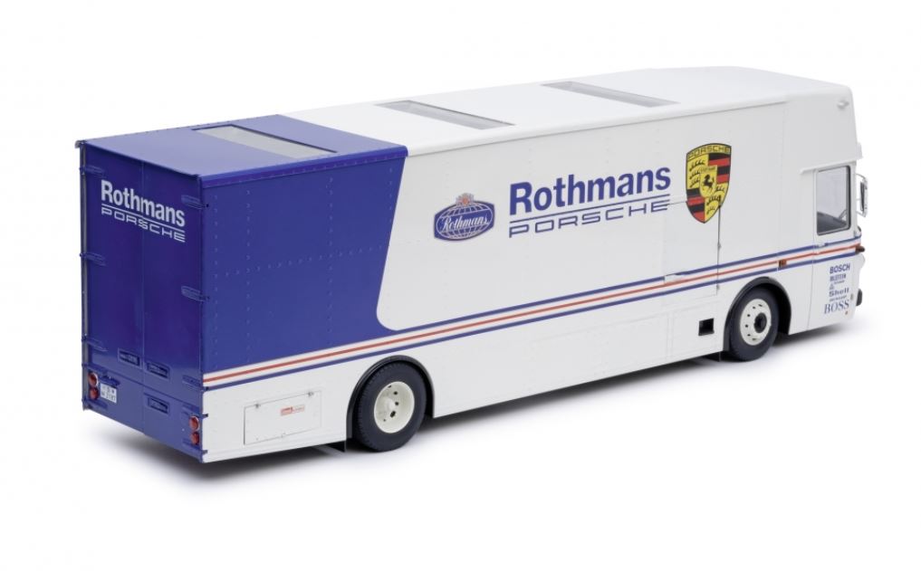 Schuco 450032800 Renntransp. ROTHMANS 1:18 Standmodell Neu OVP