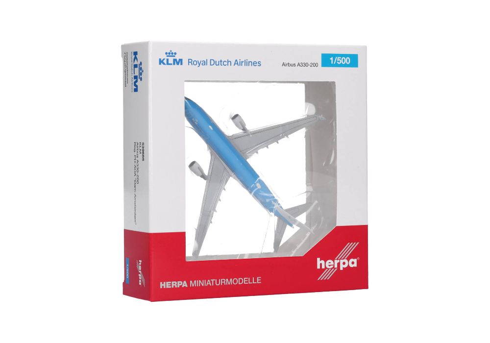 Herpa 539685 KLM Airbus A330-200 1:500 Standmodell NEU OVP