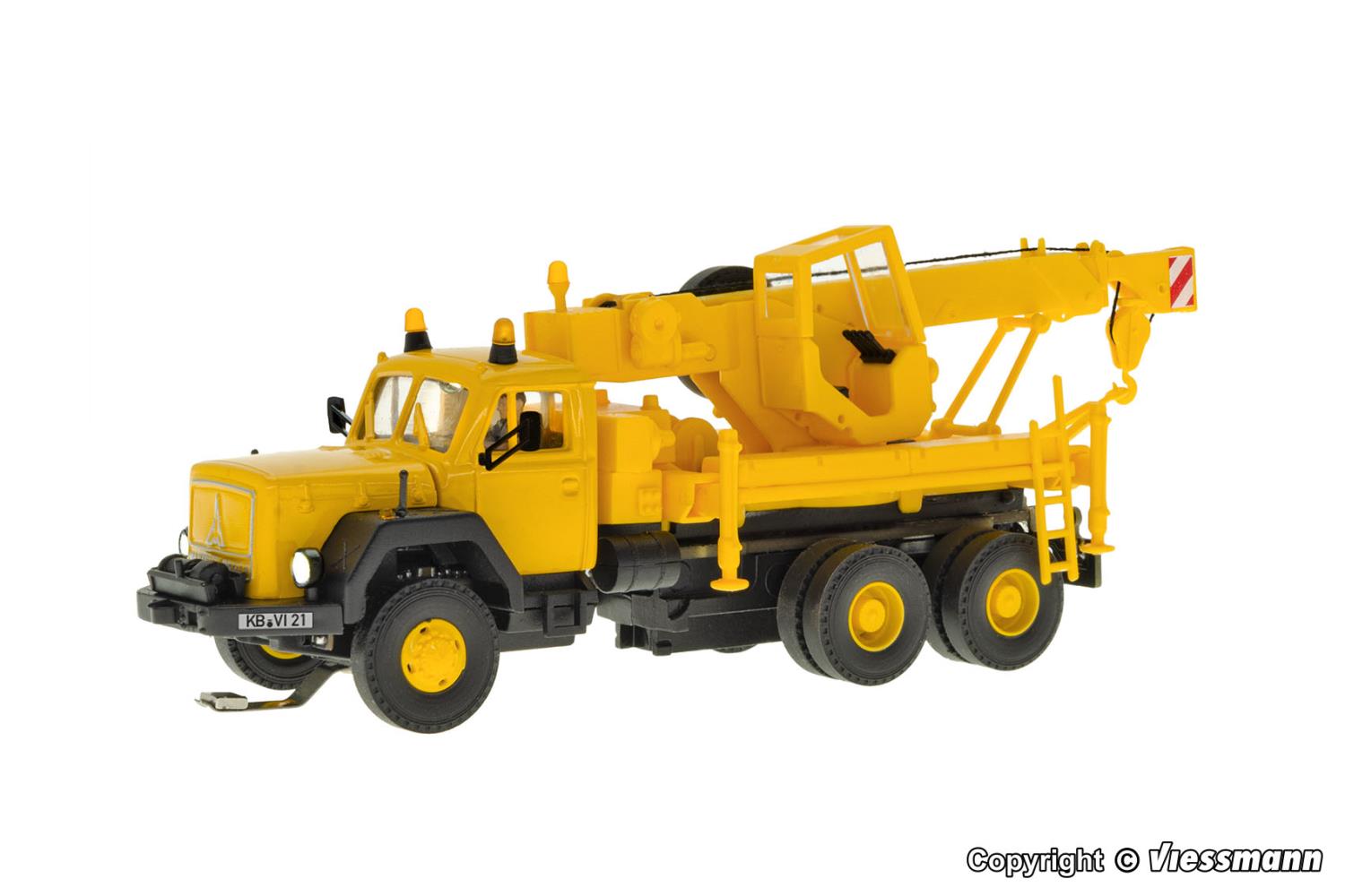 Viessmann 8021 MAGIRUS DEUTZ 3-achs Bergekran 1:87 Spur H0 Neu