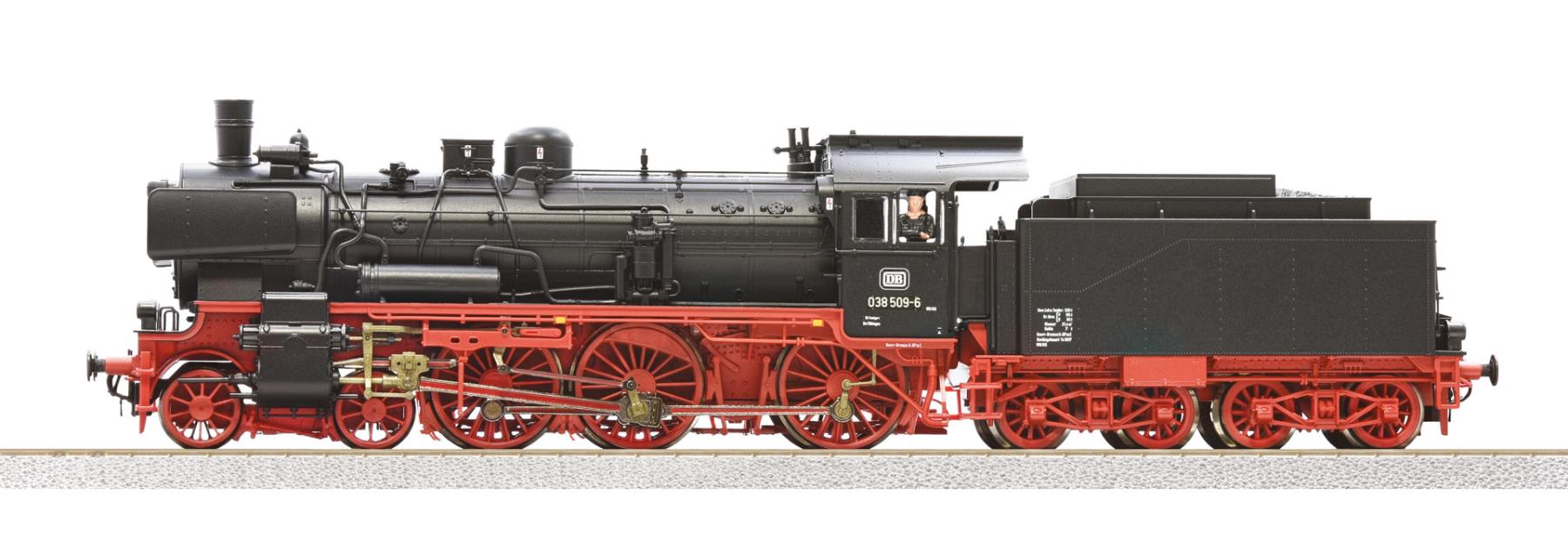 Roco 79380 Dampflokomotive 038 509-6 DB 1:87 Spur H0 AC Snd