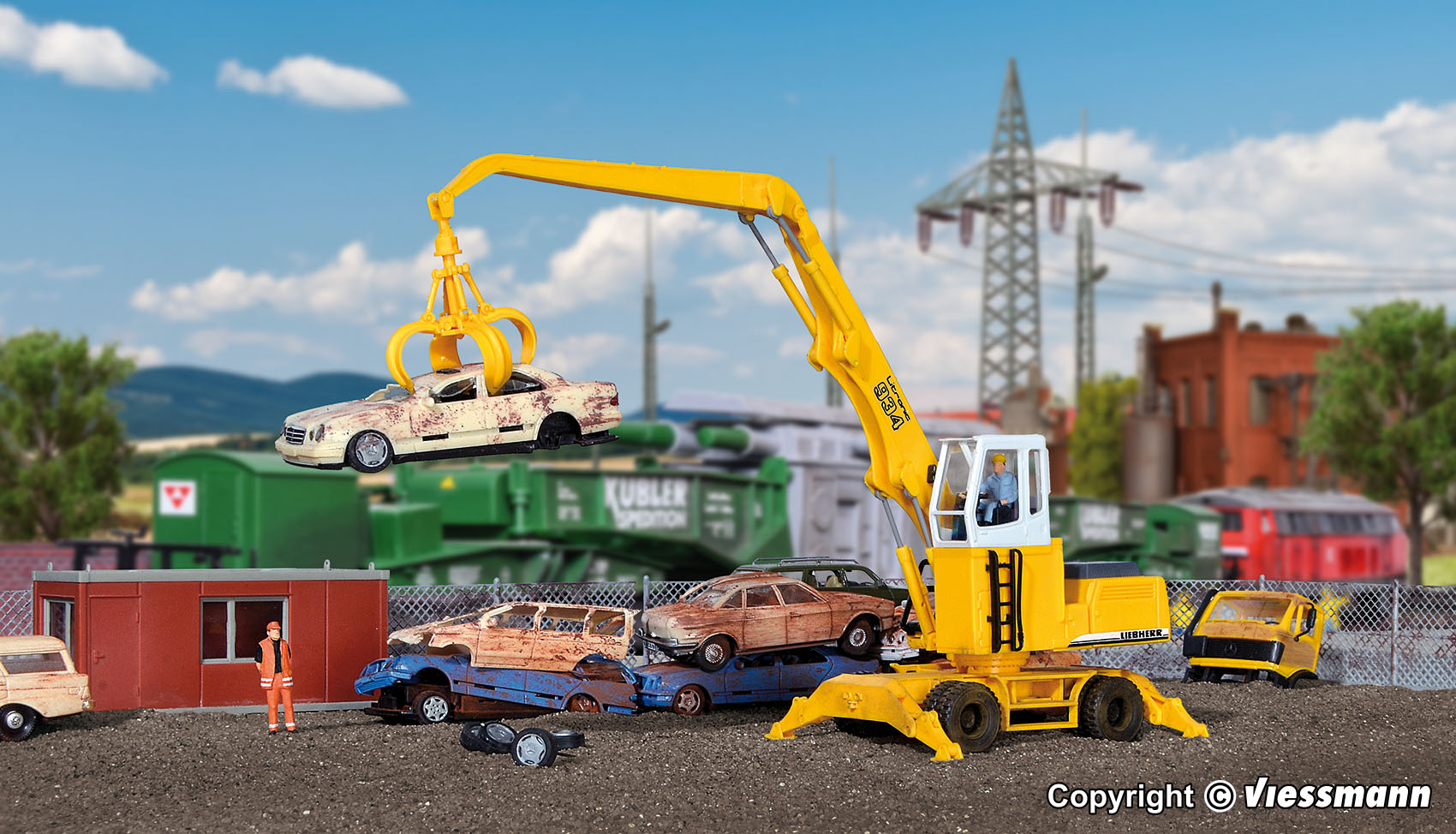 Kibri 11282 LIEBHERR 934 Umschlaggerät 1:87 Spur H0 Bausatz