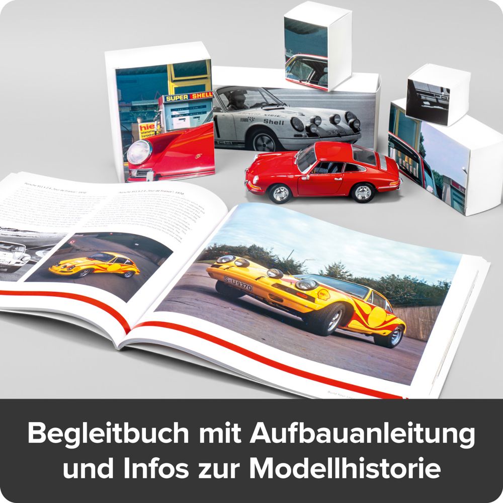 Franzis 67247 Build Your Legend: Porsche 911 Signalrot 1:24 Bausatz