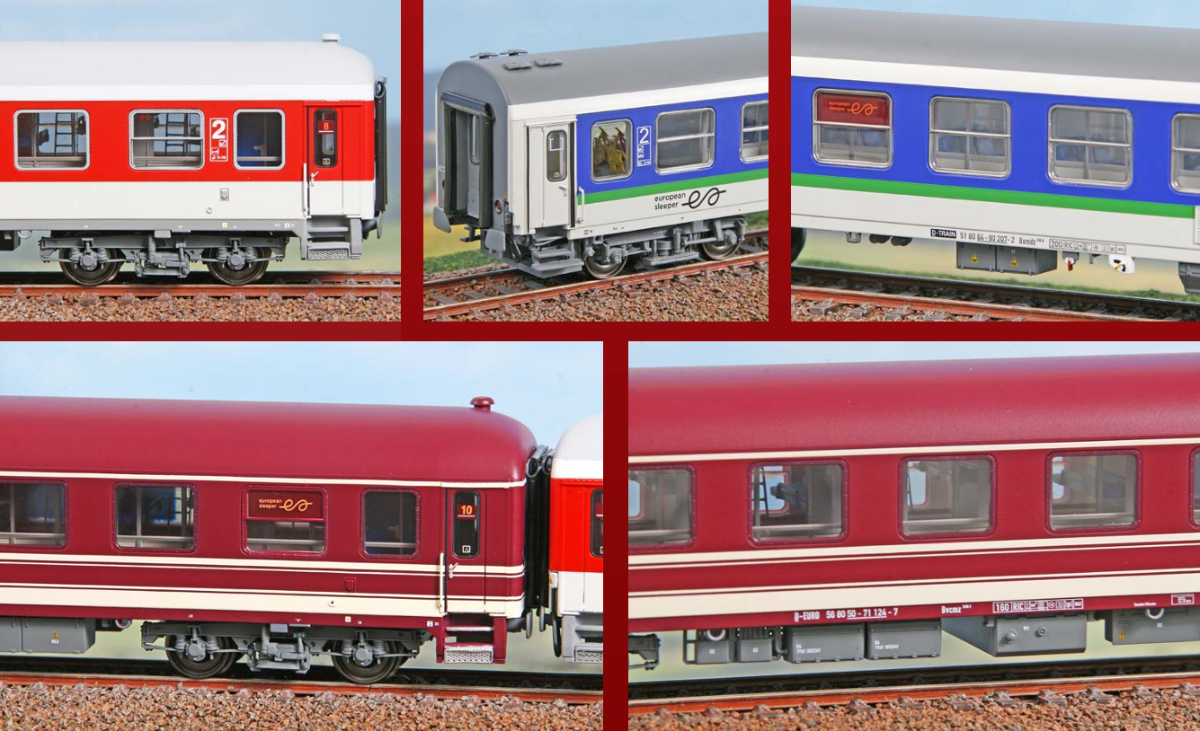 ACME 55356 European Sleeper - Set B 1:87 Spur H0 DC NEU OVP