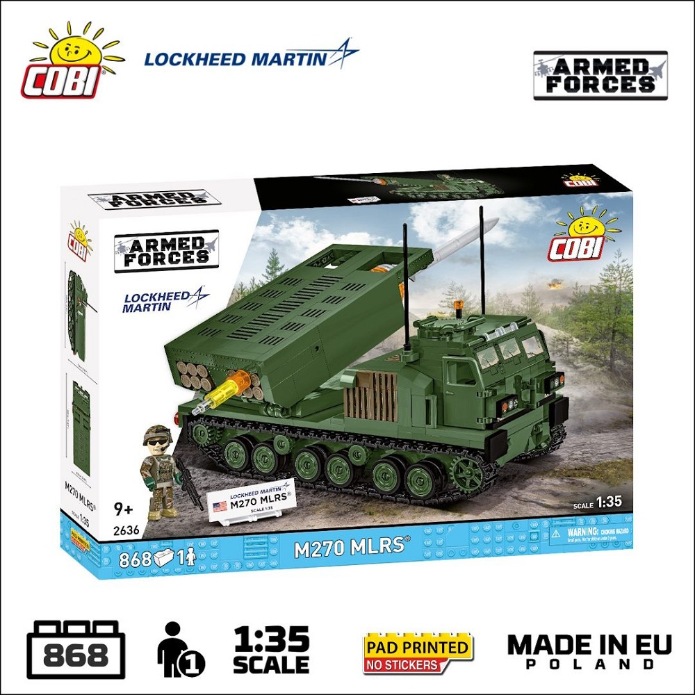 Cobi 2636 M270 MLRS 874 PCS ARMED FORCES 1:35