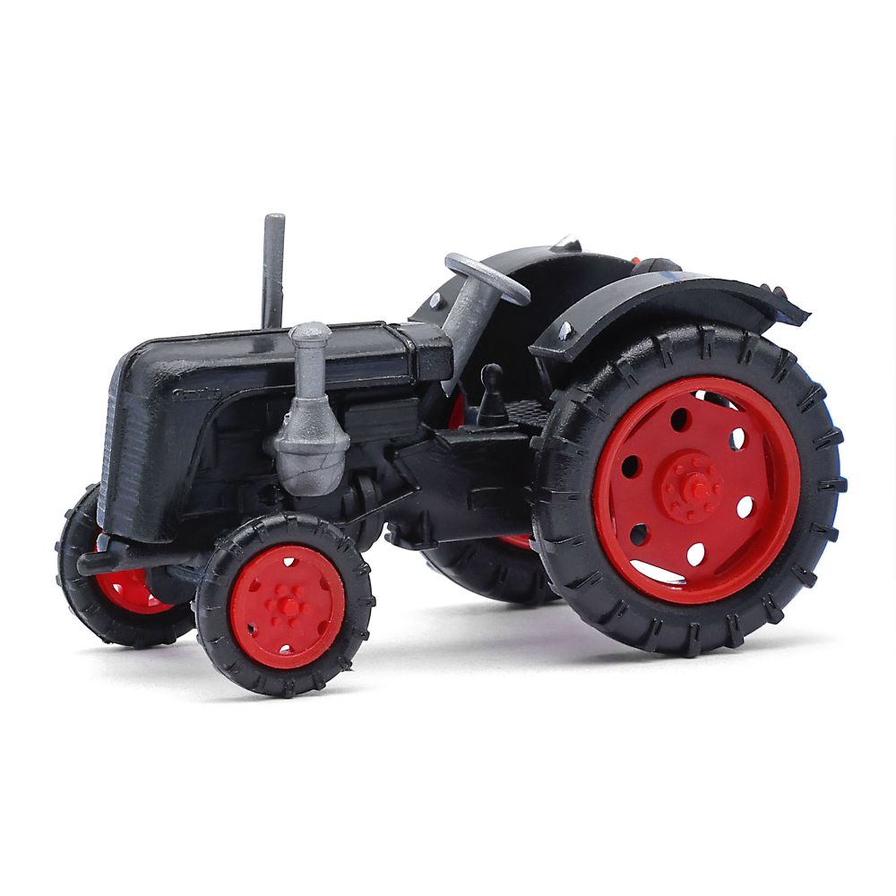 Busch 210010104 Traktor Famulus Schwarz mit roten Felgen 1:87 Spur H0