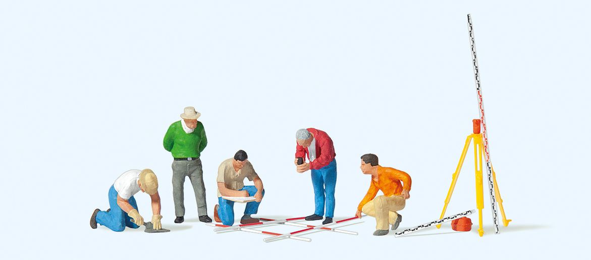 Preiser 10805 Archäologen 1:87 Spur H0 Neu OVP