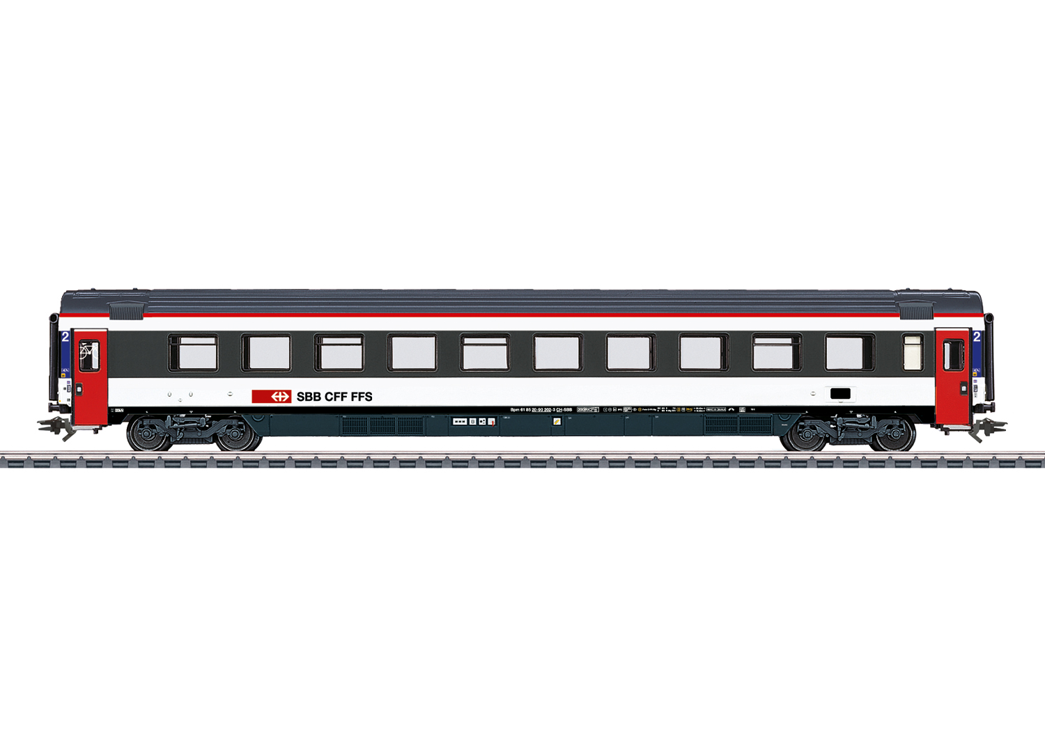 Märklin 43674 EuroCity-Schnellzw.Bpm SBB