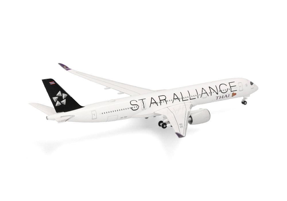 Herpa 538978 Thai Airways Airbus A350-900 "Star Alliance" 1:500