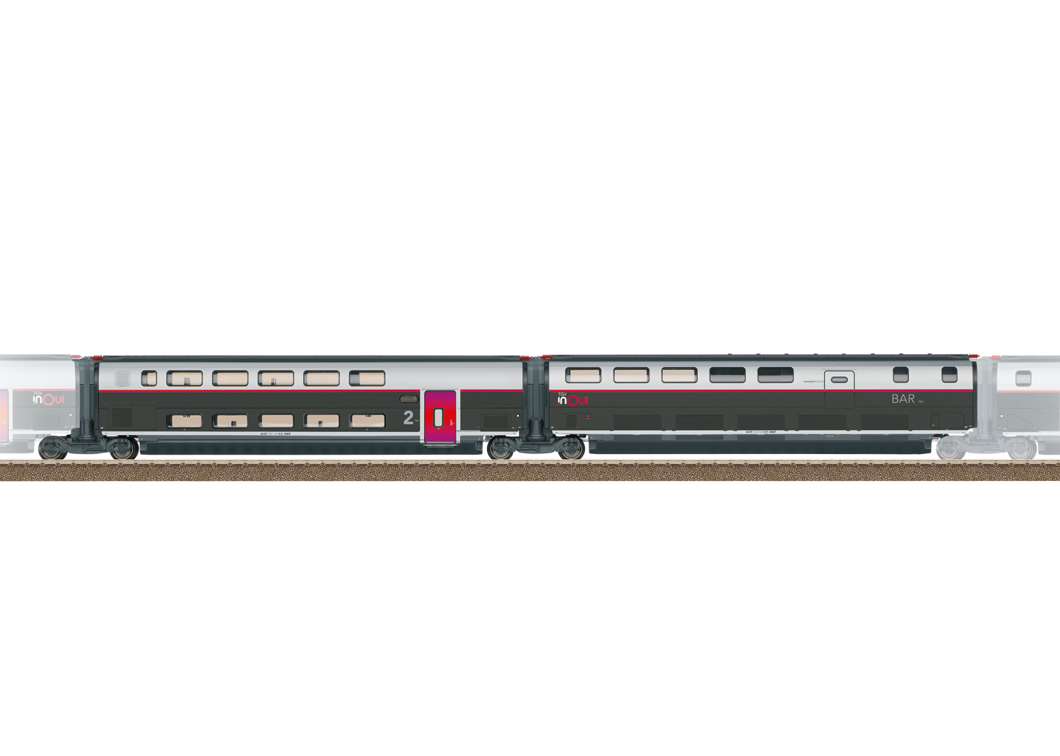 Trix 23189 Erg.-Set 3 TGV inOui SNCF