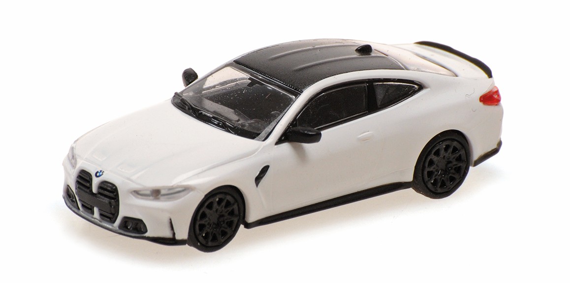 Minichamps 870023022 BMW M4 2020 WHITE 1:87 Spur H0 Standmodell NEU