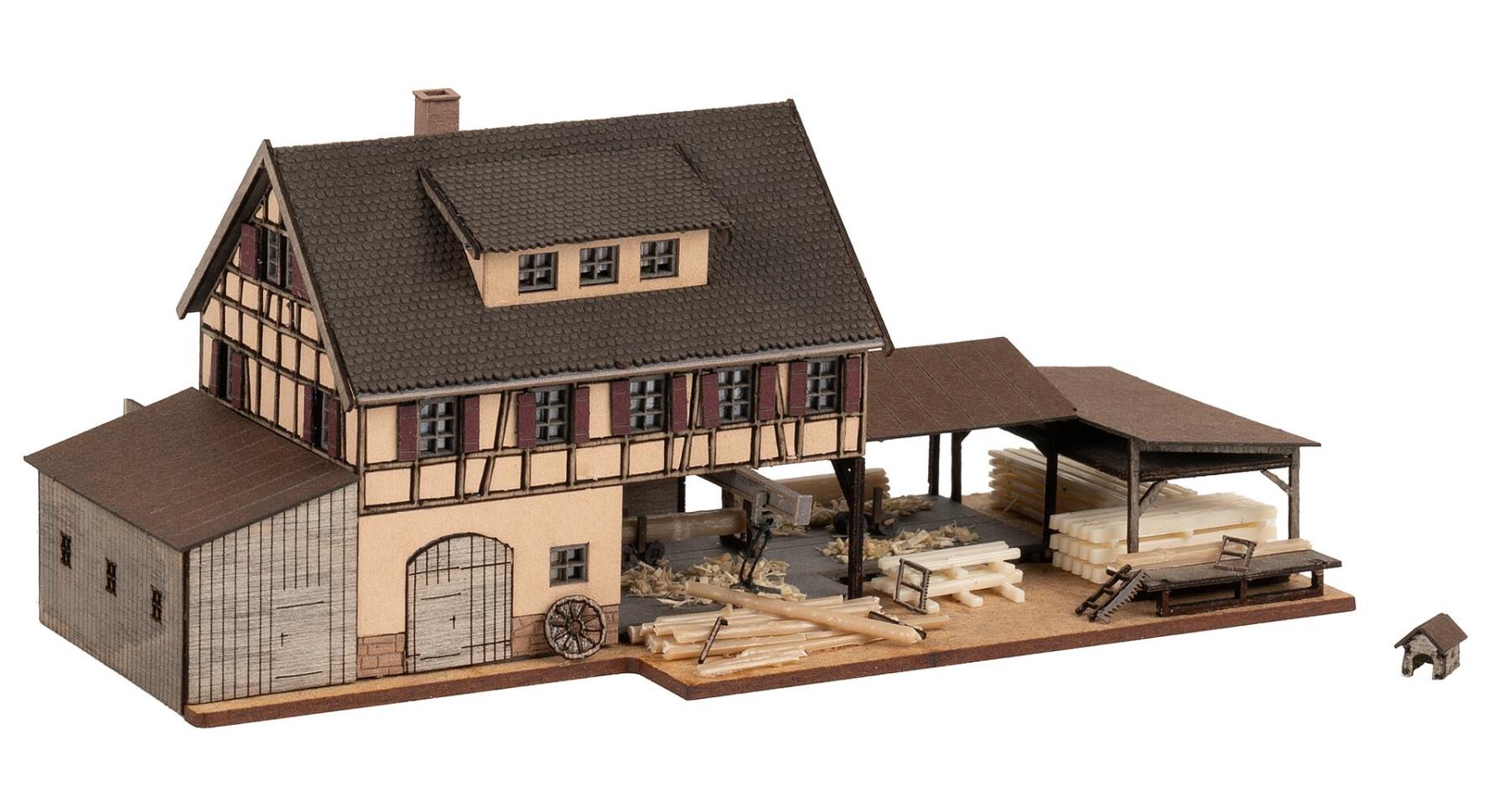 Faller 282751 Sägemühle 1:220 Spur Z Bausatz Neu OVP