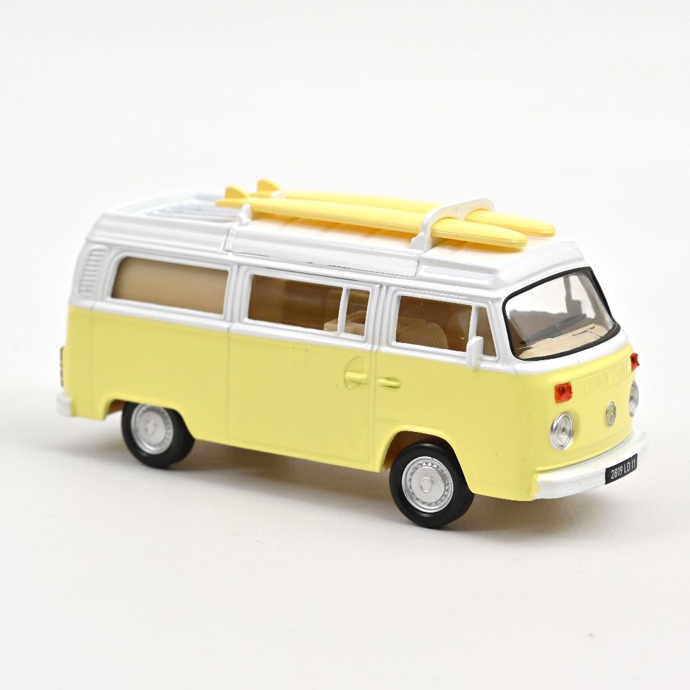 Norev 841109 VW Combi T2b Camper Van 1973 Pastellgelb Jet-car 1:43