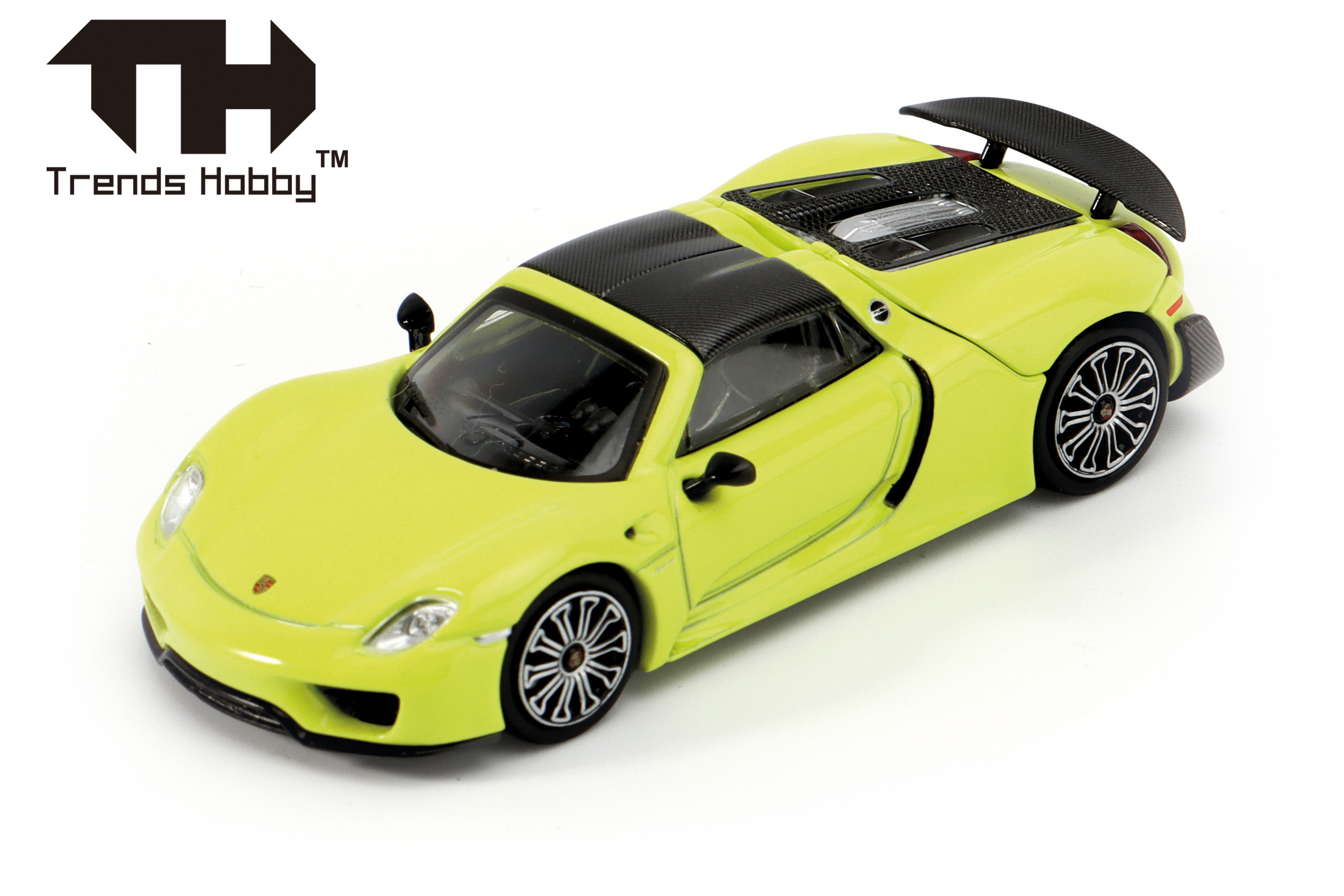 Herpa 864TH000002 Porsche 918 Spyder -Acid Green