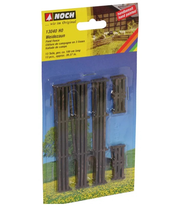 Noch 13040 Weidezaun 13 Teile 1,3 cm hoch 1:87 Spur H0 NEU OVP