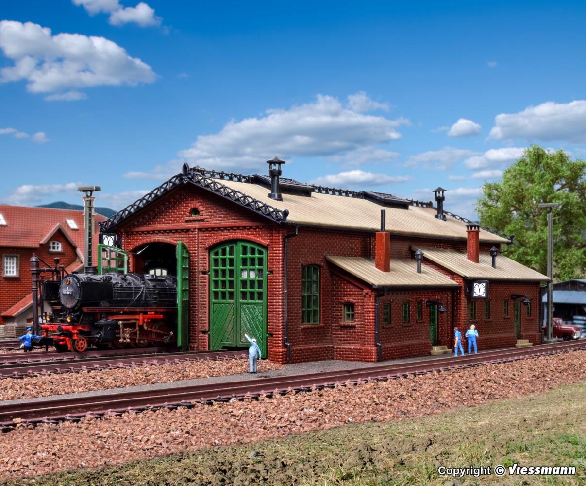 Vollmer 47608 Lokschuppen zweiständig 1:160 Spur N Bausatz Neu