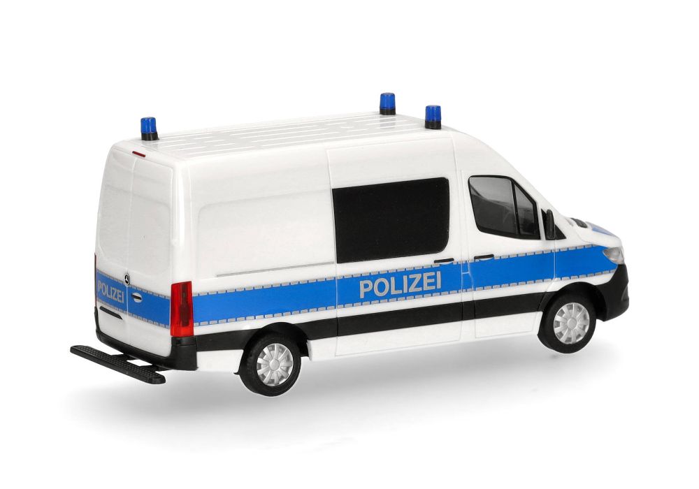 Herpa 098786 MB Sprinter '18 Halbbus HD Polizei/Brandermittler 1:87