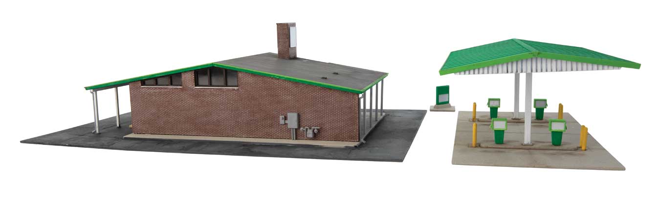 Walthers 933-3542 Moderne Tankstelle 1:87 Spur H0 Bausatz Neu OVP