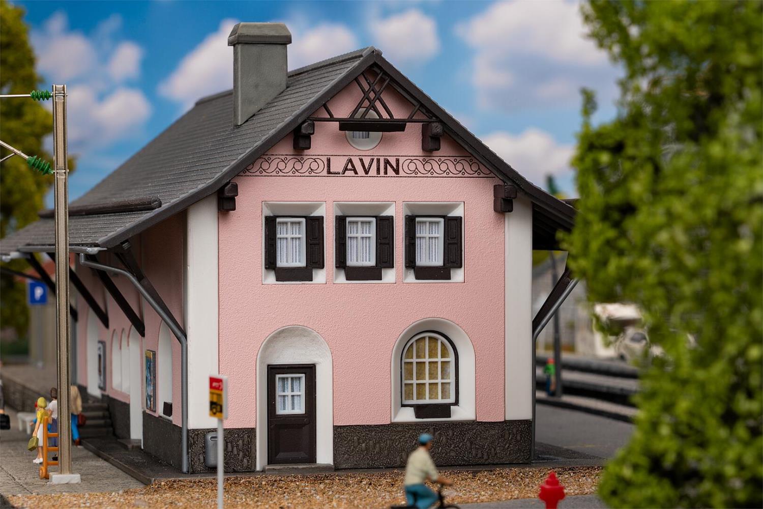 Faller 110134 Bahnhof Lavin 1:87 Spur H0 Bausatz Neu OVP