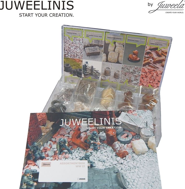 Juweela 25045 28mm Sortimentbox Juweelinis "2. WK"  - Neu - OVP