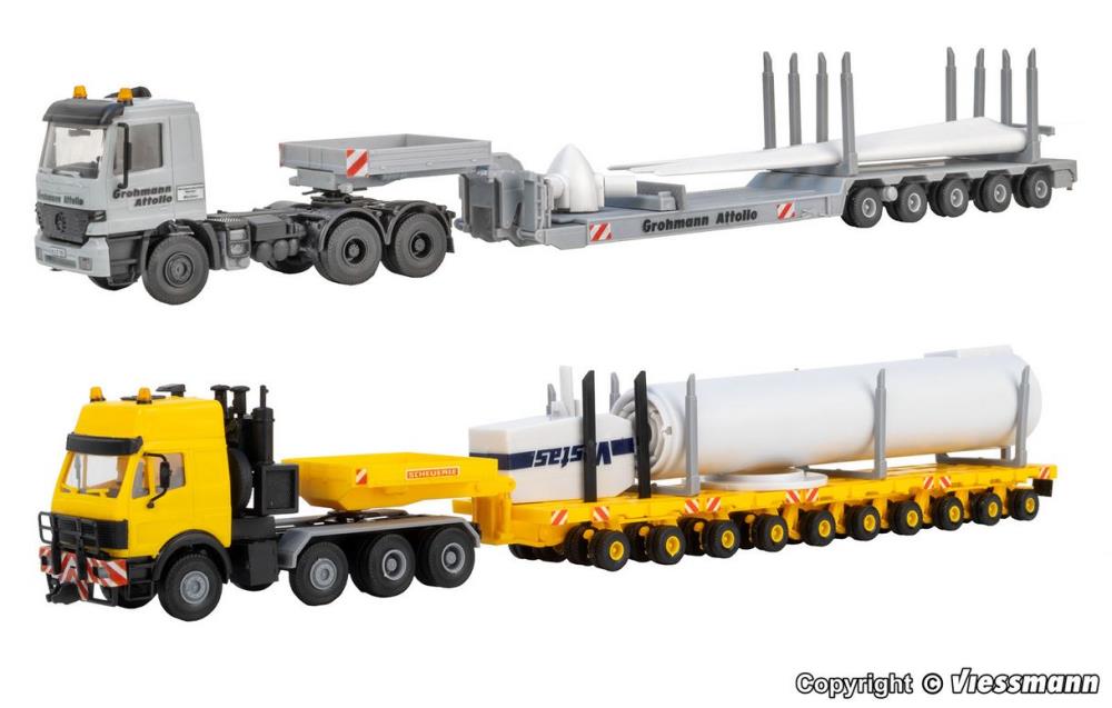 Kibri 13520 Windkraftanlagentransport - Spur H0 - Bausatz - Neu