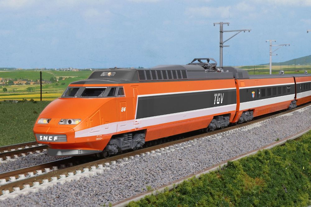 Kato 10-2083 Triebzug TGV Sud-Est 5-tlg SNCF Ep.IV Zug 84 Spur N