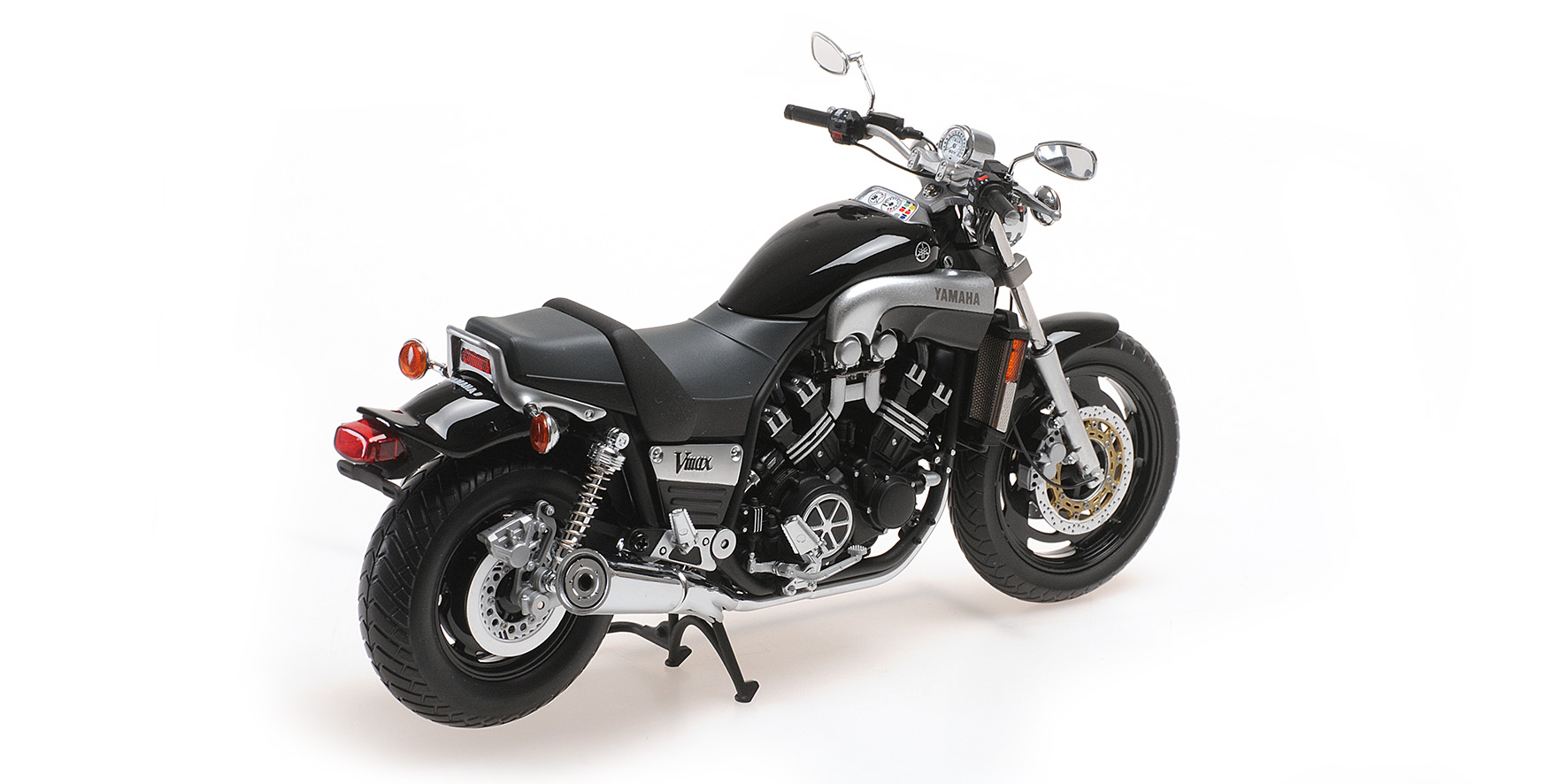 Minichamps 122163704 YAMAHA VMAX 1993 BLACK 1:12 Standmodell Neu OVP