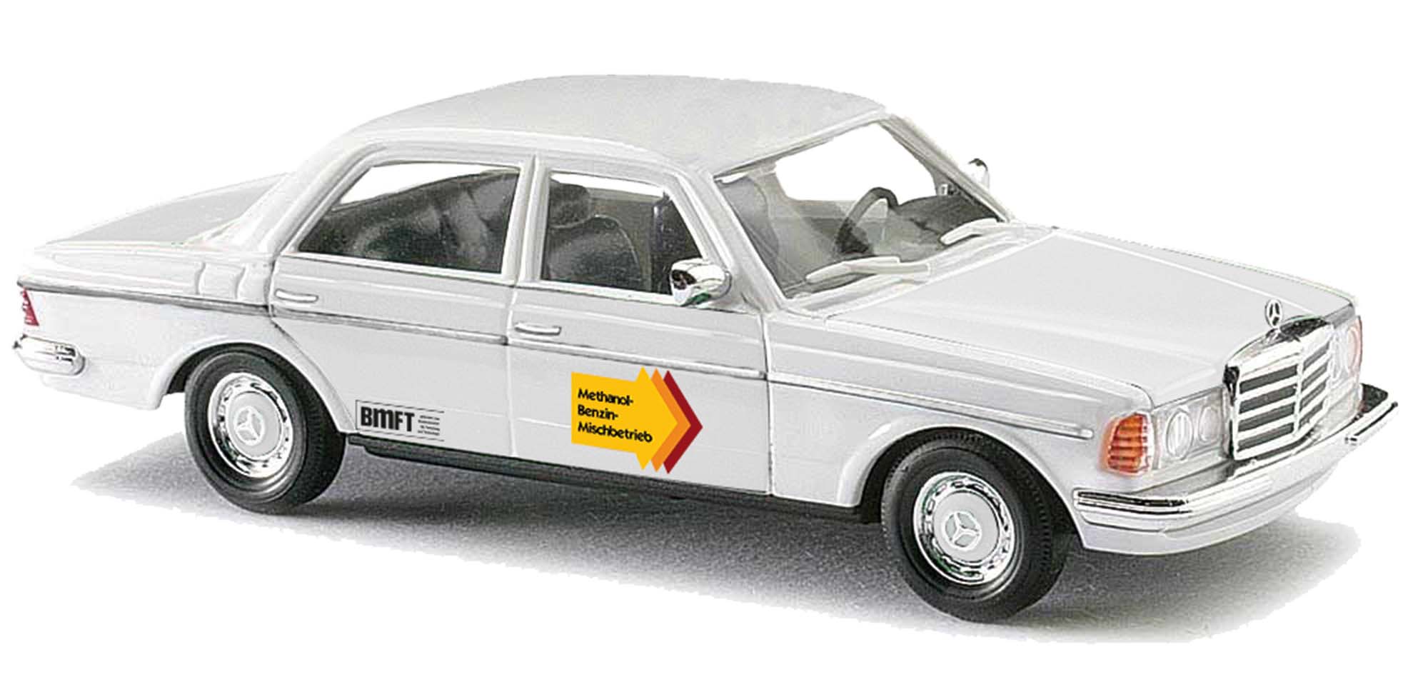 Busch 46874 MB W123 Limousine Methanol Benzin 1:87 Spur H0 Neu