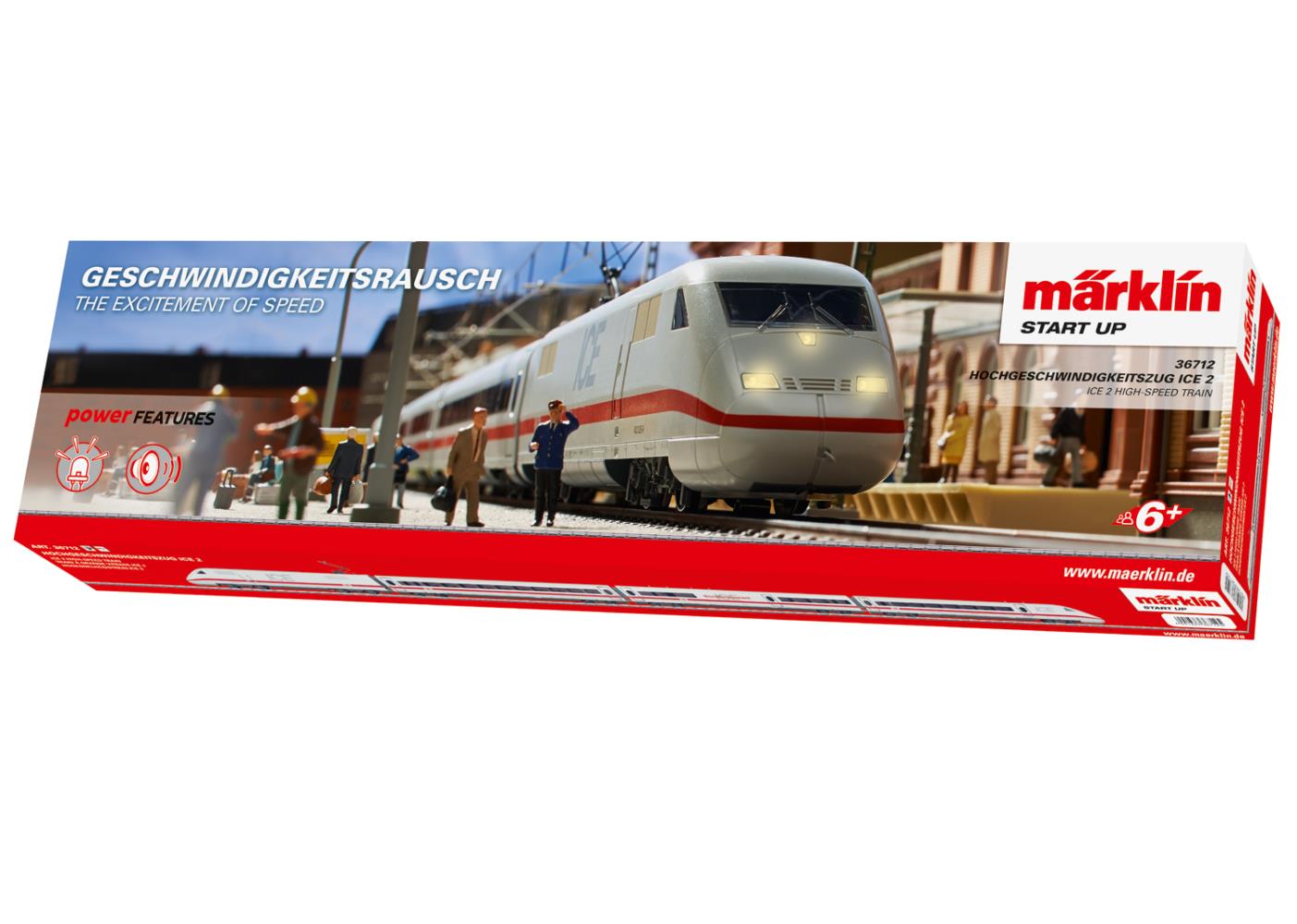 Märklin 36712 Start up Hochgeschwindigkeitszug ICE 2 1:87 Spur H0